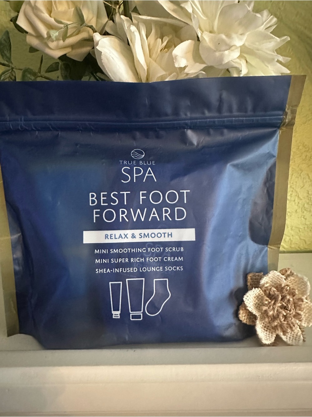 Bath & Body Works True Blue Spa Best Foot Forward Kit - Blue